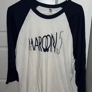 Maroon 5 baseball tee!